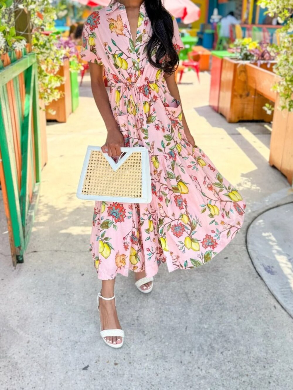 Luce Rose, Lemon Brance Lucie Dress, XL